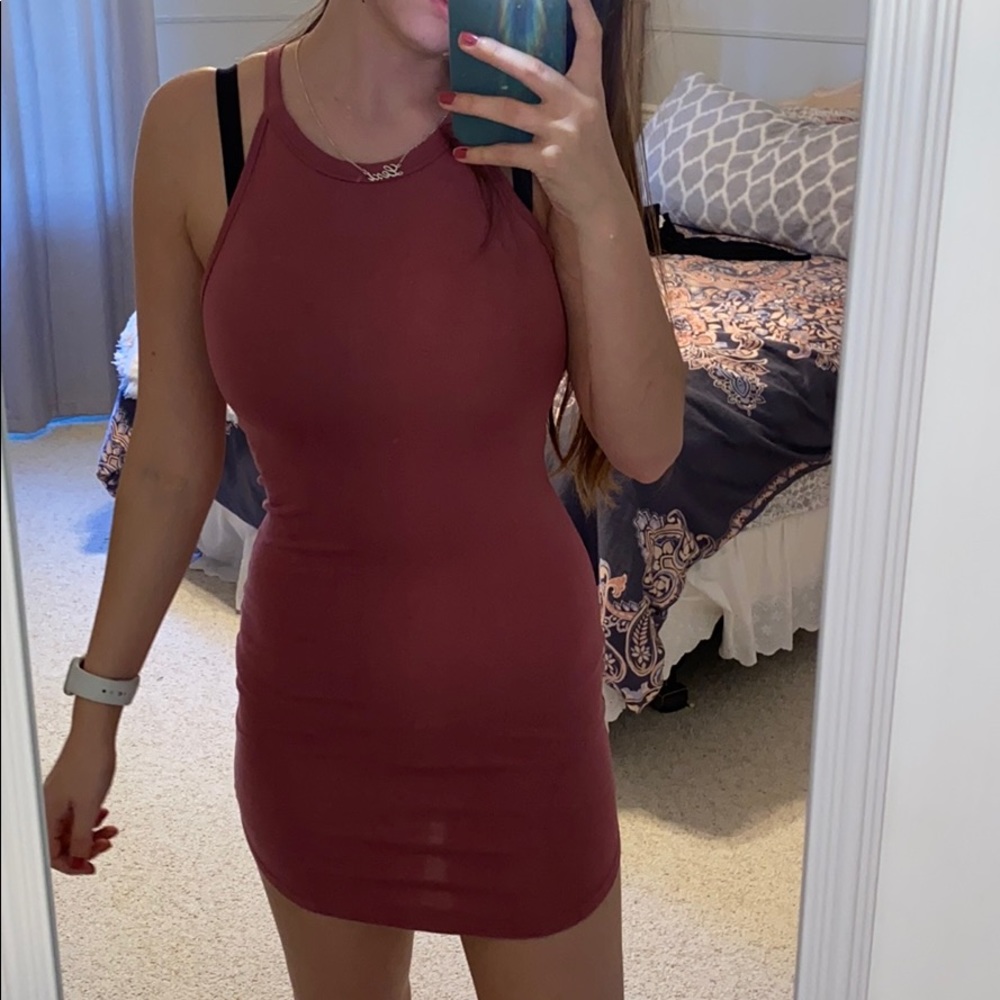 pink bodycon dress